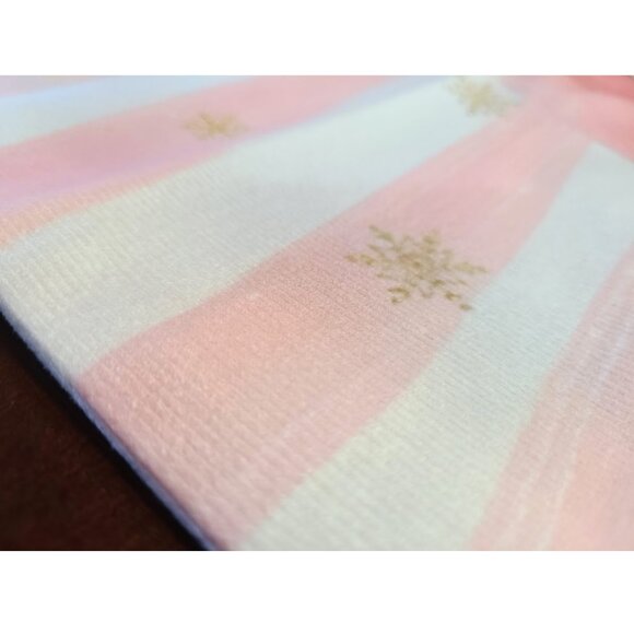 Santa Christmas Pillow Cover Holiday Decor Soft Pink Xmas Accent Throw Case 20" - Picture 6 of 10